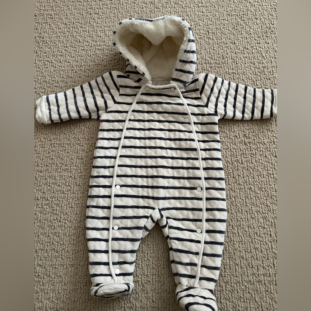 Nordstrom baby fleece button up jumpsuit